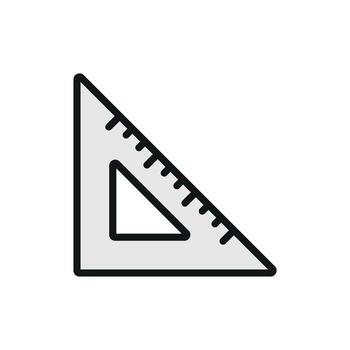 Carpenter square stylish color line icon designed for technical projects. vector