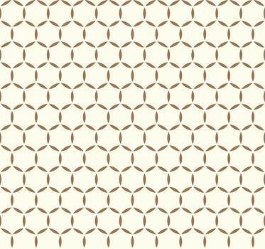 Seamless pattern with geometric circular motif, retro abstract design, modern stylish repeating background, decorative wallpaper textile fabric surface ornament, contemporary trendy print vector