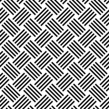 Seamless pattern diagonal stripes squares geometric lattice design black white background modern abstract textile minimal grid lines repeat symmetry decorative surface wallpaper cultural art vector