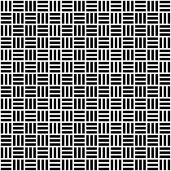 sin costura modelo con geométrico cuadrícula rectángulos resumen negro blanco rayas simétrico mínimo antecedentes embaldosado moderno superficie textura elegante decorativo óptico diseño repitiendo estructura vector