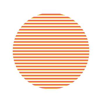 circle horizontal lines, design element. vector