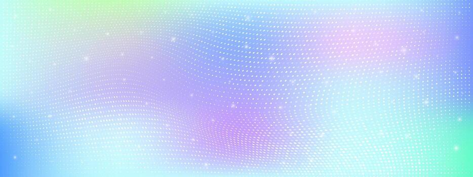 Abstract background with soft pastel gradient, wave like design, and polka dot accents. Ideal for modern designs, digital applications, and creative projects. vector