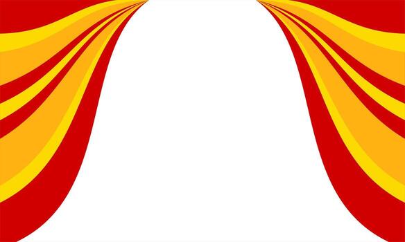 wave red abstract background vector