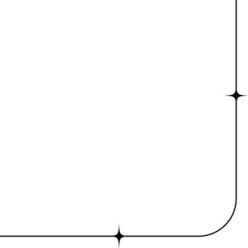 a square with a line drawn through it vector