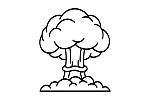 Dynamic explosion icon symbolizing impact, crisis, or sudden change for modern concepts vector