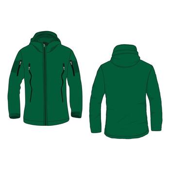 The jacket design features sharp, clean graphics vector