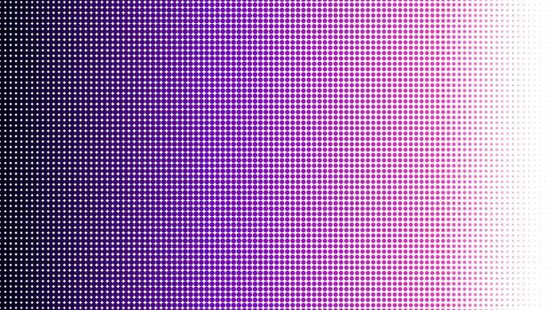 resumen antecedentes con púrpura a rosado trama de semitonos degradado modelo de puntos creando moderno vibrante diseño para carteles, pancartas, cubre y digital Arte. vector