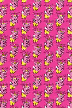 modelo volador cerdo caracteres con hélices y alas vector