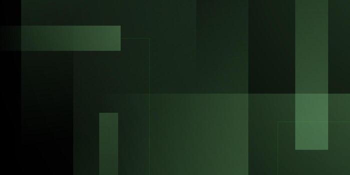 Abstract dark green overlap square pattern background. Simple and elegant banner background. vector