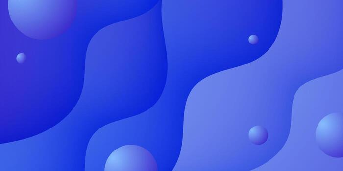 Abstract colorful gradient blue wave fluid pattern background. Modern banner design element background. vector