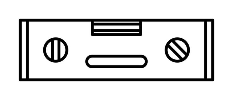 Precision Level Measuring Tool icon. vector
