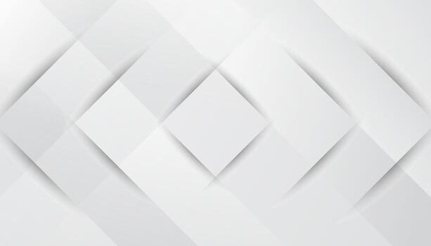 Abstract white geometric design background vector