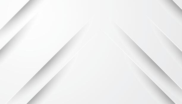 Abstract white geometric background vector