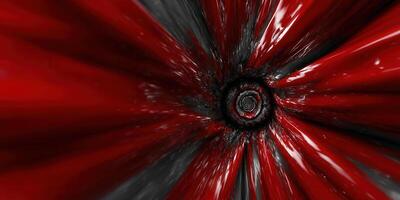 un fascinante resumen imagen de un espiral túnel, creando un sentido de movimiento y profundidad. foto