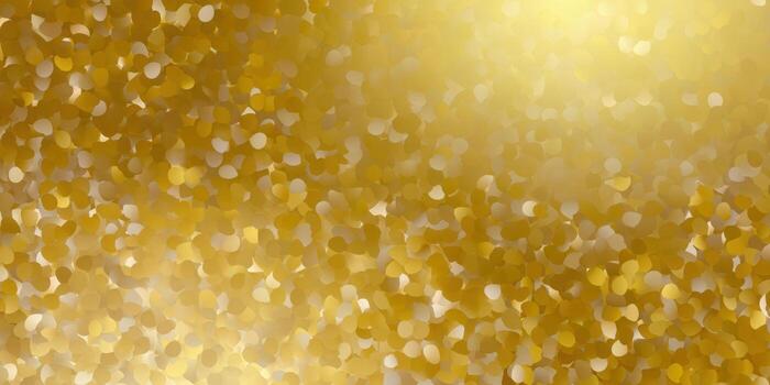 Golden confetti creates a luxurious and festive background for celebrations and events. photo