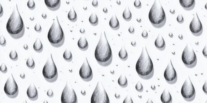 A drawing of rain drops on a white background photo