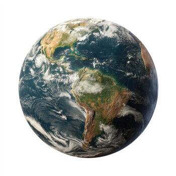 The earth globe isolated on white background elements of this image furnished by nasa photo