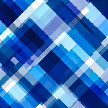 Dynamic blue geometric abstract pattern with intersecting lines and squares photo