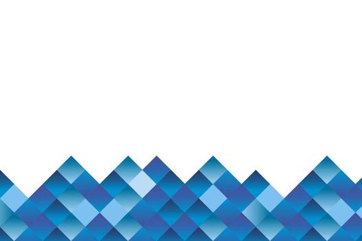 Blue geometric abstract background with mosaic pattern vector