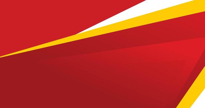 Abstract Geometric Background With Red and Yellow Color Patterns and Shapes vector