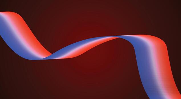 Blend Wavy Curved Smooth Background Multicolor Gradient Abstract Design Illustration vector