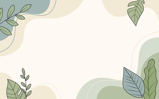 resumen botánico marco con neutral color paleta vector
