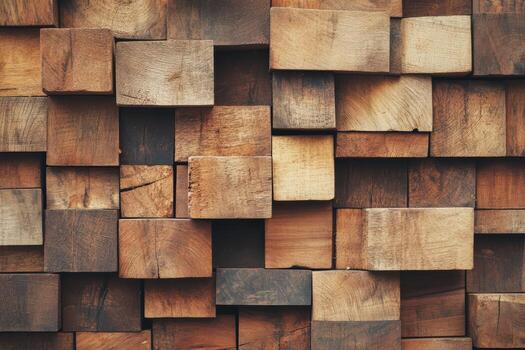 natural madera textura con variado formas y tonos arreglado en un modelo foto