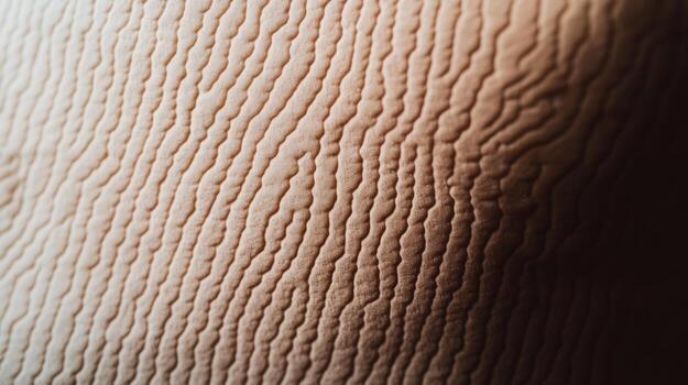 Close-up view of textured skin with natural lines and patterns photo
