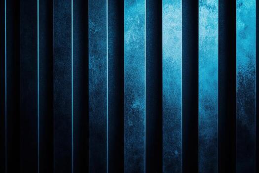 Vertical blue lines with textured background create a unique visual effect photo