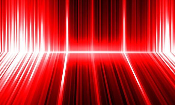 Abstract futuristic red light rays background. dynamic golden light rays. vector