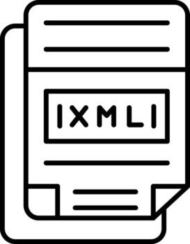 XML Code Markup Format vector