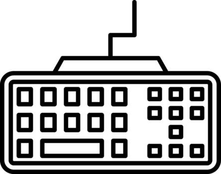 Keyboard Typing Input Computer vector
