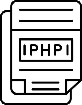 PHP line Code Programming Language vector