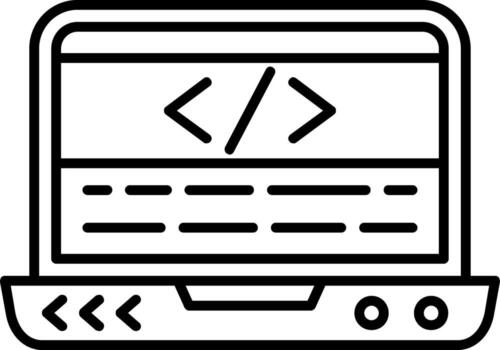 frente final código web diseño vector