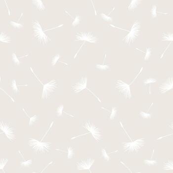 sin costura modelo con diente de león semillas vector