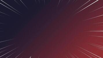 Motion of Dynamic Abstract Background with Red and Blue Gradient and Speed Lines video