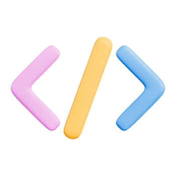 html tag código colchetes ícone para programação e rede desenvolvimento 3d ilustração png