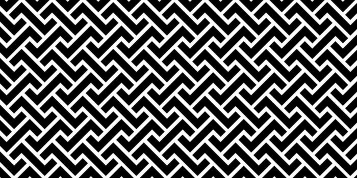 sin costura negro y blanco geométrico zigzag modelo con resumen diseño. vector