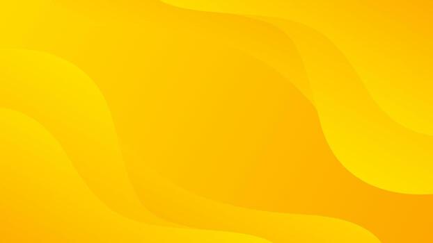 Yellow abstract wave background, modern gradient curve design, bright minimal backdrop vector