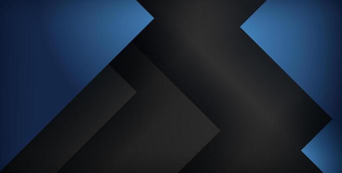 azul geométrico triángulo antecedentes superposición capa en negro espacio para texto y antecedentes diseño, vector