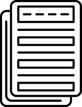 Document File Data vector