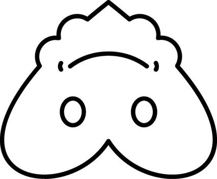 Upside Down Face vector