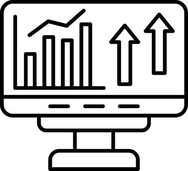 Growth Chart Graph vector