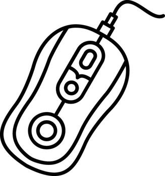 computadora ratón dispositivo icono vector