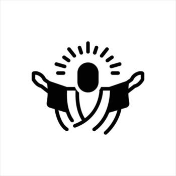 Solid icon redemption vector