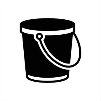 solid icon liquid-container vector