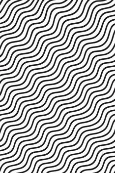 resumen negro y blanco ondulado líneas creando un fascinante diagonal modelo de óptico espejismo vector