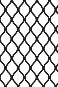 resumen negro enclavamiento ola modelo en un blanco antecedentes creando un texturizado visual vector