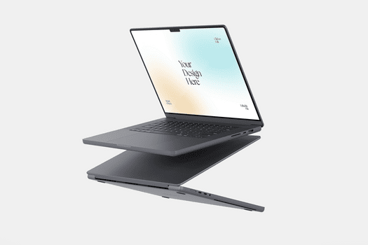 professionale contemporaneo calcolo dispositivo modello nel un' galleggiante impostare psd