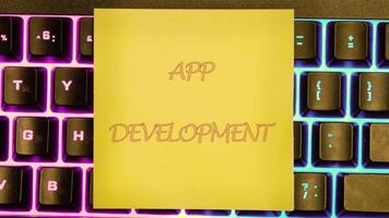 texto animação aplicativo desenvolvimento. aprender sobre único aplicativo desenvolvimento conceitos apresentando animação e tecnologia para inspirador o negócio soluções. descobrir eficaz estratégias agora video
